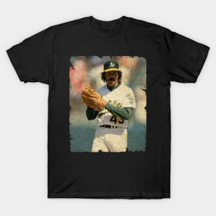 Dennis Eckersley in Oakland Athletics T-Shirt